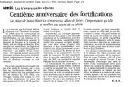 34 Centième anniversaire des fortifications (1992)