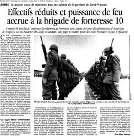 36 A 95, la fin du régiment de forteresse 19 (1994)